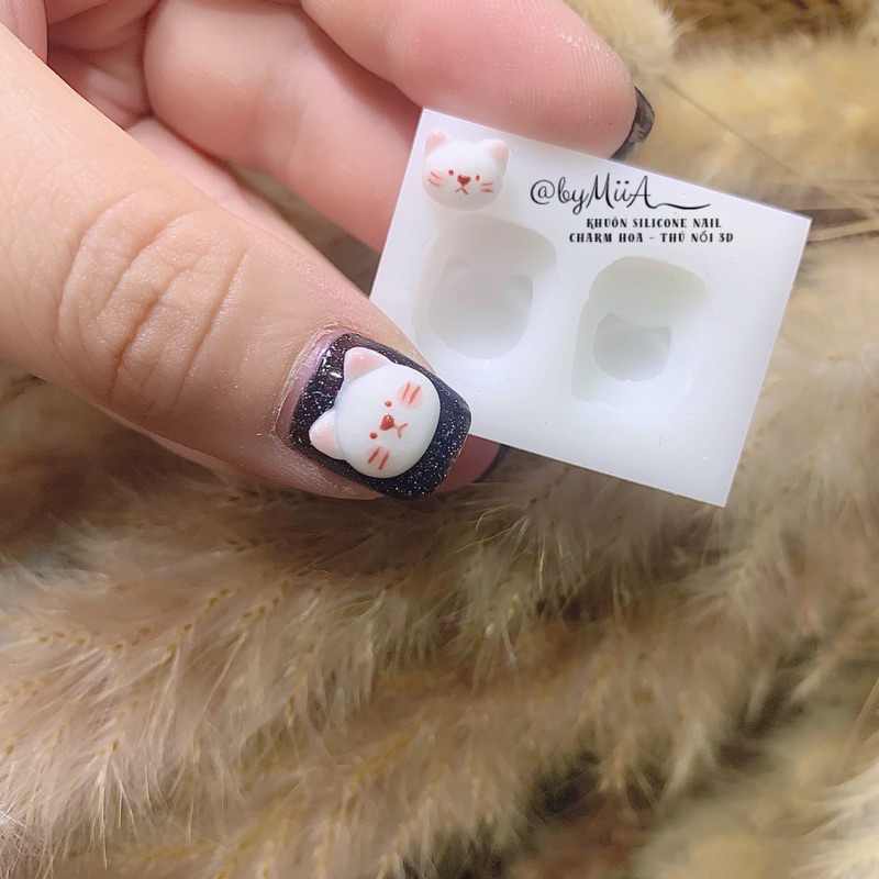 KHUÔN charm nail 2 Size