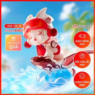 Blindbox pop mart dimoo, pucky, skullpanda, bunny, vivicat, water party series blind box mô hình hộp mù chính