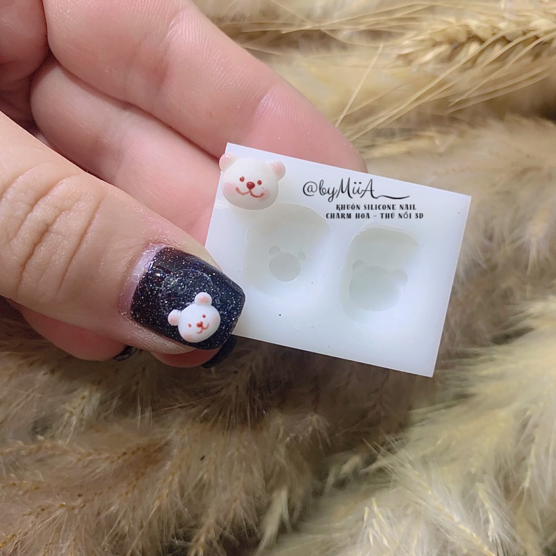 KHUÔN charm nail 2 Size