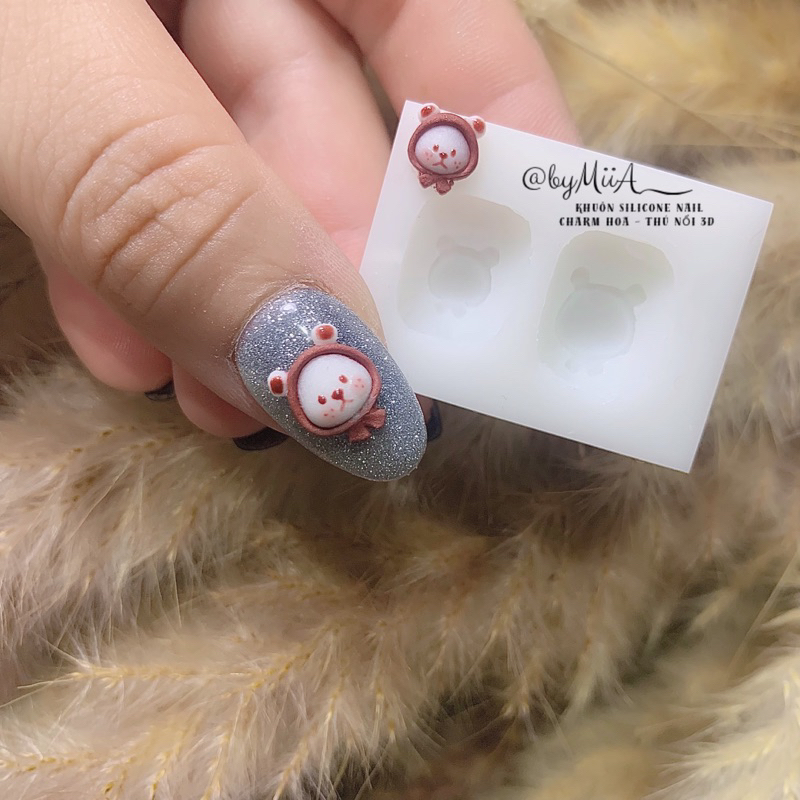 KHUÔN charm nail 2 Size