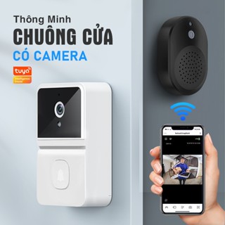 Chuông Cửa Không Dây Thông Minh Tích Hợp Camera,Camera Tự Động Báo Tín Hiệu Về Điện Thoại Báo Khách Tự Động