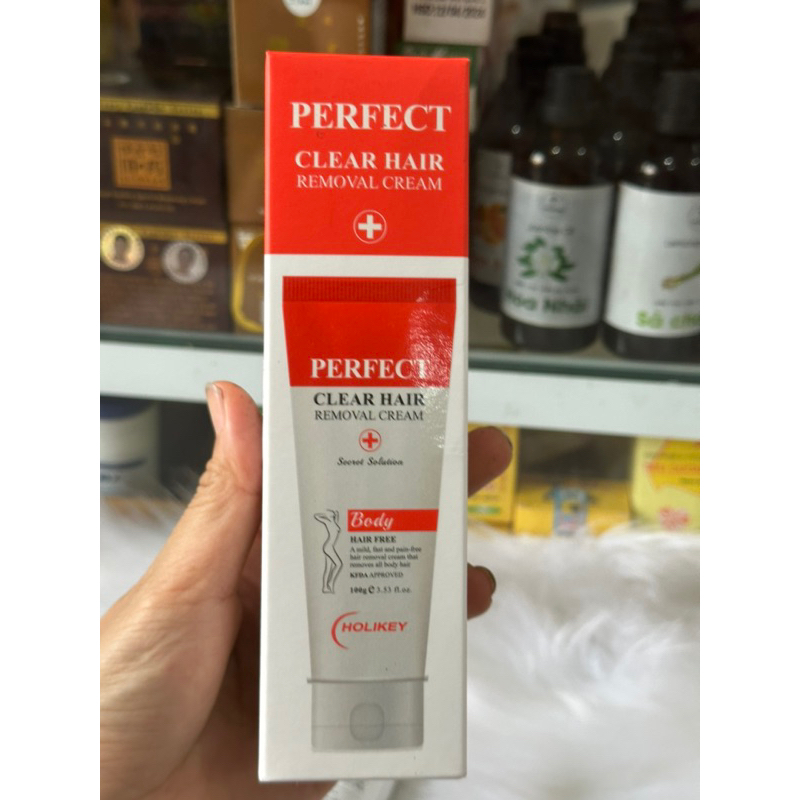 Kem Tẩy Lông   honykey  Perfect Clear Hair Removal Cream Holikey 100g