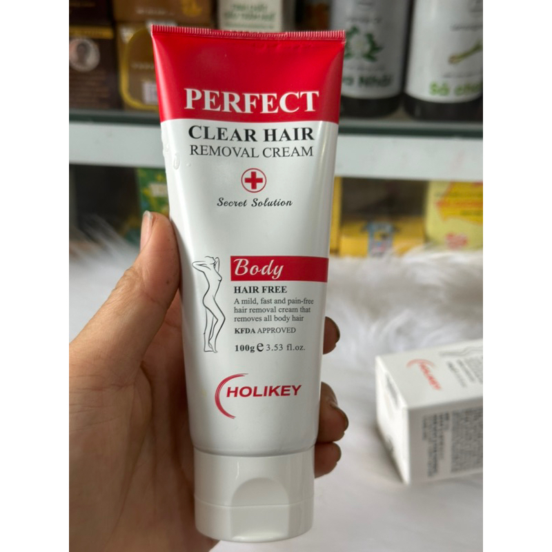 Kem Tẩy Lông   honykey  Perfect Clear Hair Removal Cream Holikey 100g