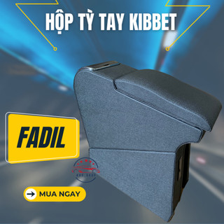 Hộp tỳ tay Fadil Kibbet loại 1490 liền khối, phiên bản V2 - Bệ tỳ tay chuẩn theo xe - Không khoan vít - Tự lắp được
