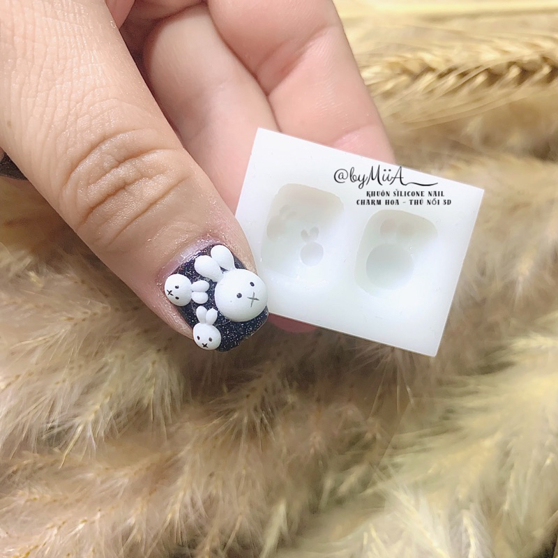 KHUÔN charm nail 2 Size