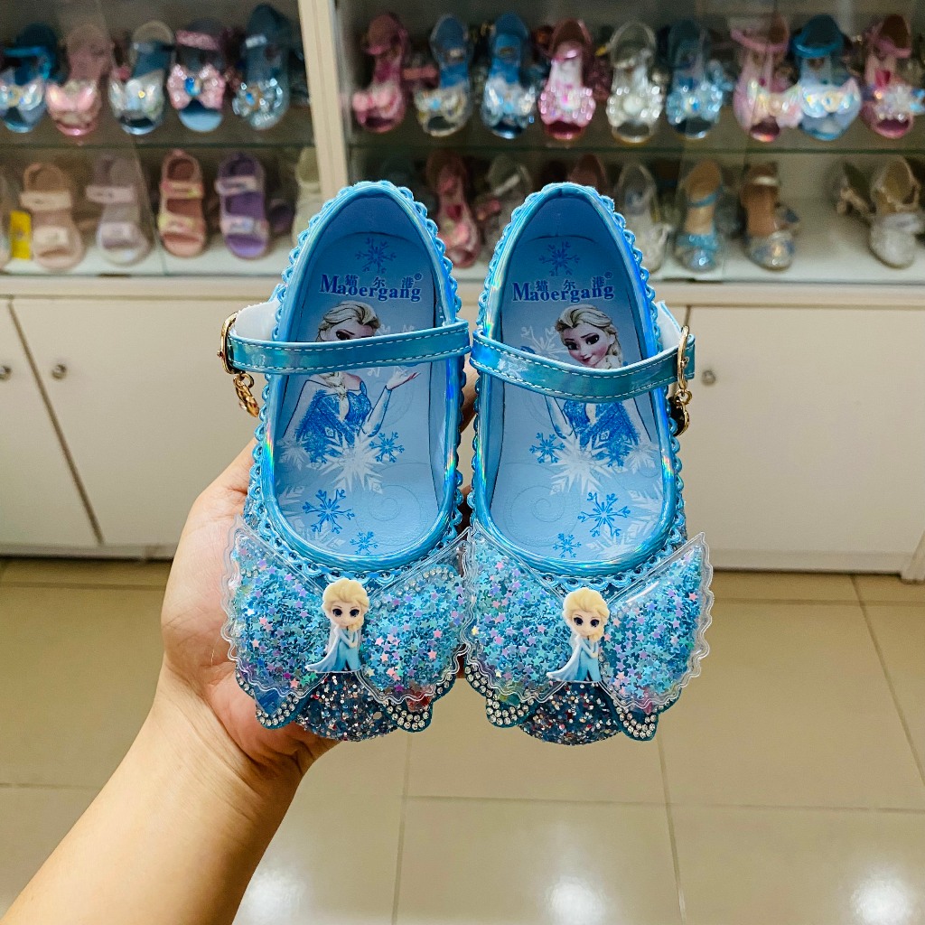Giày búp bê công chúa Elsa mẫu mới cao cấp cho bé gái 2-9 tuổi