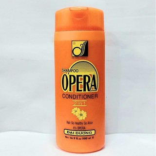 Dầu gội - xả 2in1 Opera màu cam hương hoa 500ml