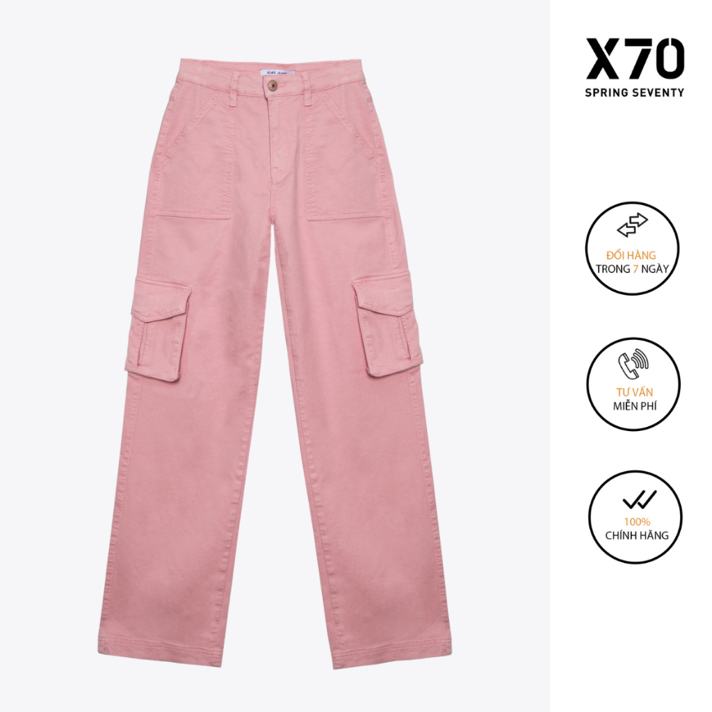 Quần Jeans Cargo Nhiều Màu Cá Tính Năng Động Thời Trang X70 - 05650031