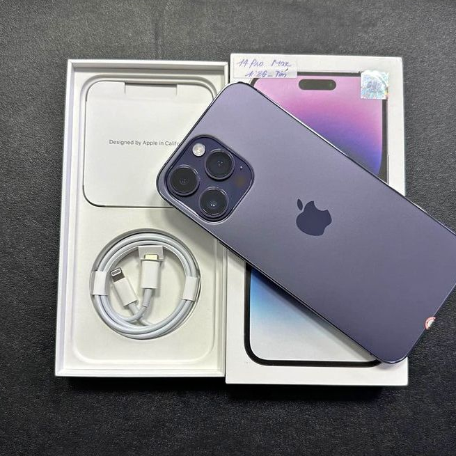 IPHONE 14 pro max máy pin 100% sã ít lần bản 256
