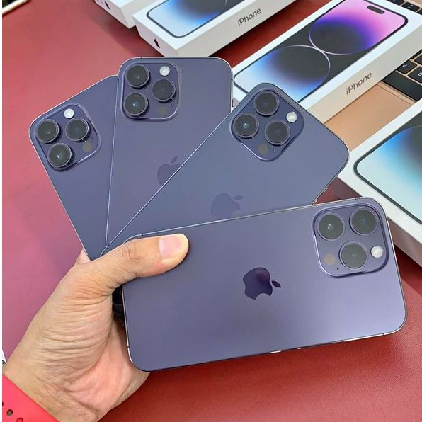 IPHONE 14 pro max máy pin 100% sã ít lần bản 256