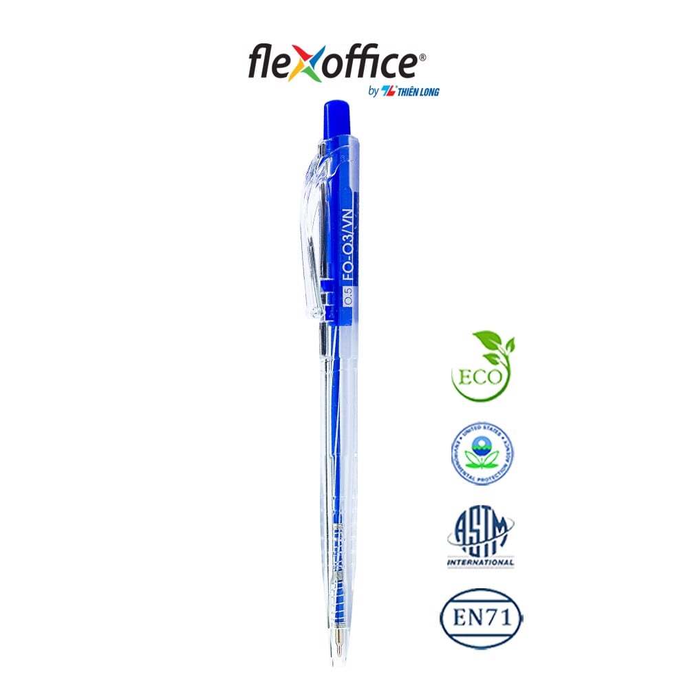 Combo 20 Bút Bi Flexoffice FO-03 / TL-089 ĐEN