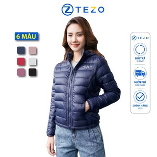 Áo khoác phao nữ tezo bông xay siêu nhẹ 22apbx001