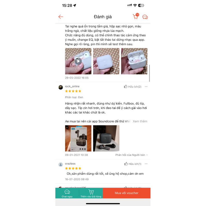 Tai nghe bluetooth SOUNDCORE Liberty 2- A3910- TAI NGHE NHÉT TAI