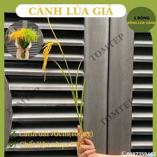 { Giá xưởng } cây lúa giả 2 màu xanh và vàng ( cao 70cm)