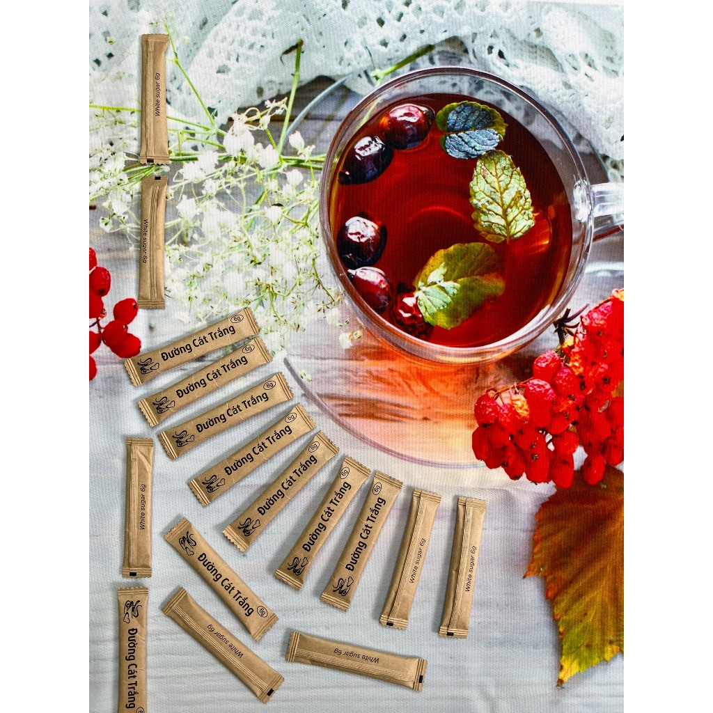 400 Gói Đường Que Cafe In Sẵn 6g/Gói