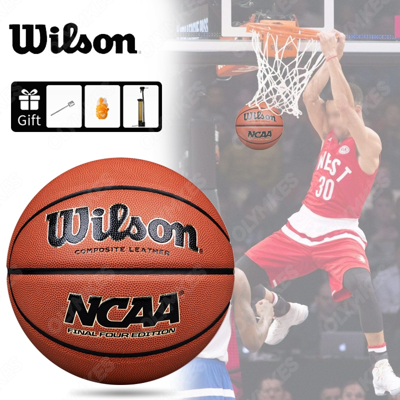 Quả Banh Bóng Rổ size 7 Cao Su Da wilson basketball Chính Hãng Số 7 Thi Đấu Sân Bóng Rổ Ngoài Trời Tặng Kim bơm Túi Lưới