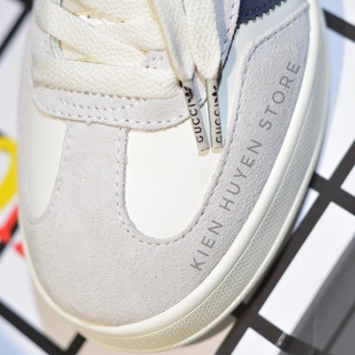 Giày thể thao Sneakers Gucci x Adidas Originals Gazelle HQ8853, Giày thể thao adidas gucci GAZELLE WHITE DA THẬT