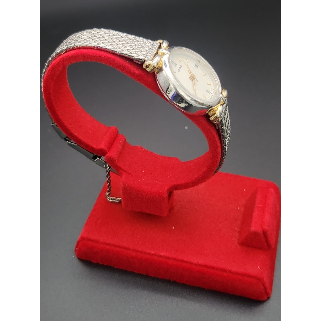 ĐỒNG HỒ SI NHẬT CƠ CÓT DÂY LỤA DÀNH CHO NỮ - THƯƠNG HIỆU SEIKO