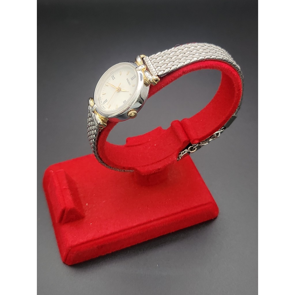 ĐỒNG HỒ SI NHẬT CƠ CÓT DÂY LỤA DÀNH CHO NỮ - THƯƠNG HIỆU SEIKO