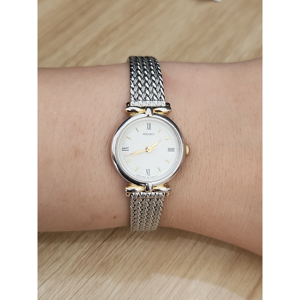 ĐỒNG HỒ SI NHẬT CƠ CÓT DÂY LỤA DÀNH CHO NỮ - THƯƠNG HIỆU SEIKO