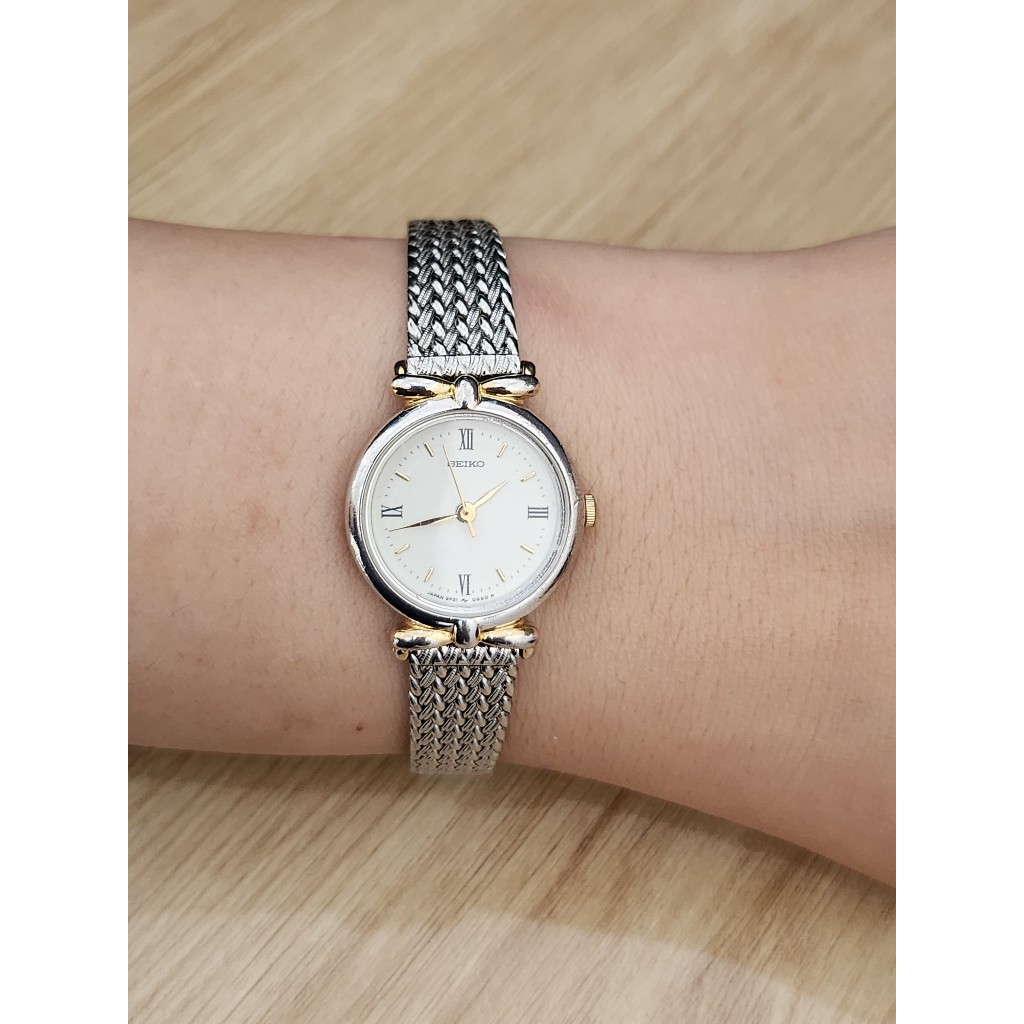 ĐỒNG HỒ SI NHẬT CƠ CÓT DÂY LỤA DÀNH CHO NỮ - THƯƠNG HIỆU SEIKO