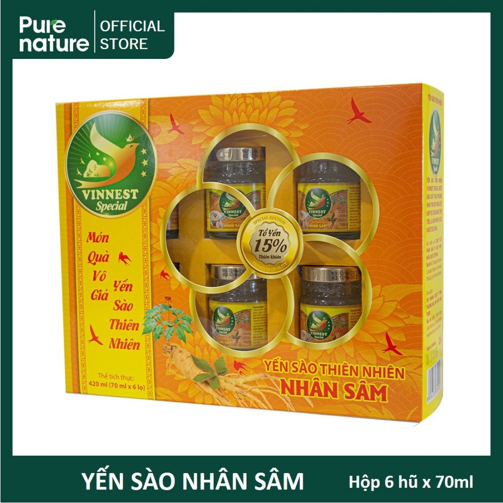 Yến sào cao cấp EverNest/ Vinnest Nhân sâm