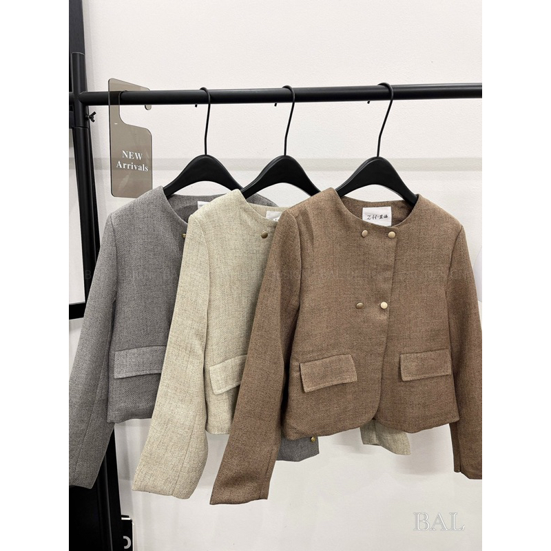 Áo khoác dạ QC 3 màu hàng L1