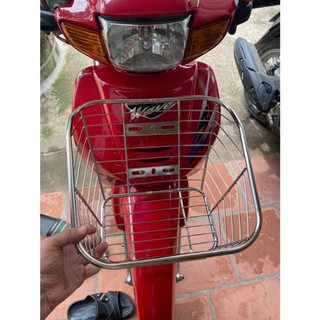 Rổ đa năng Inox 10ly dành cho xe wave lớn, wave nhỏ, RS