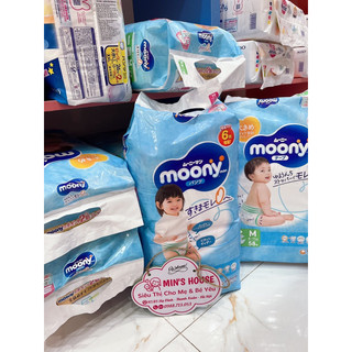 Bỉm Moony Xanh Tiêu chuẩn/cộng miếng