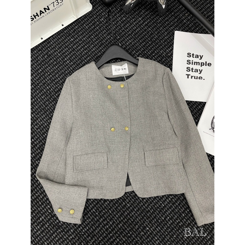 Áo khoác dạ QC 3 màu hàng L1