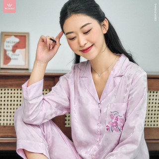 BỘ MẶC NHÀ WINNY 23608 CHẤT LIỆU LỤA