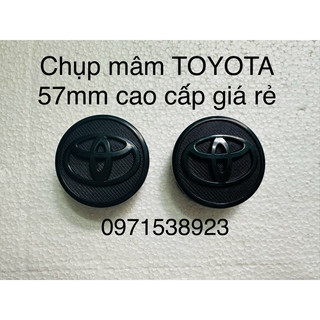 Chụp mâm toyota 57mm cao cấp giá rẻ