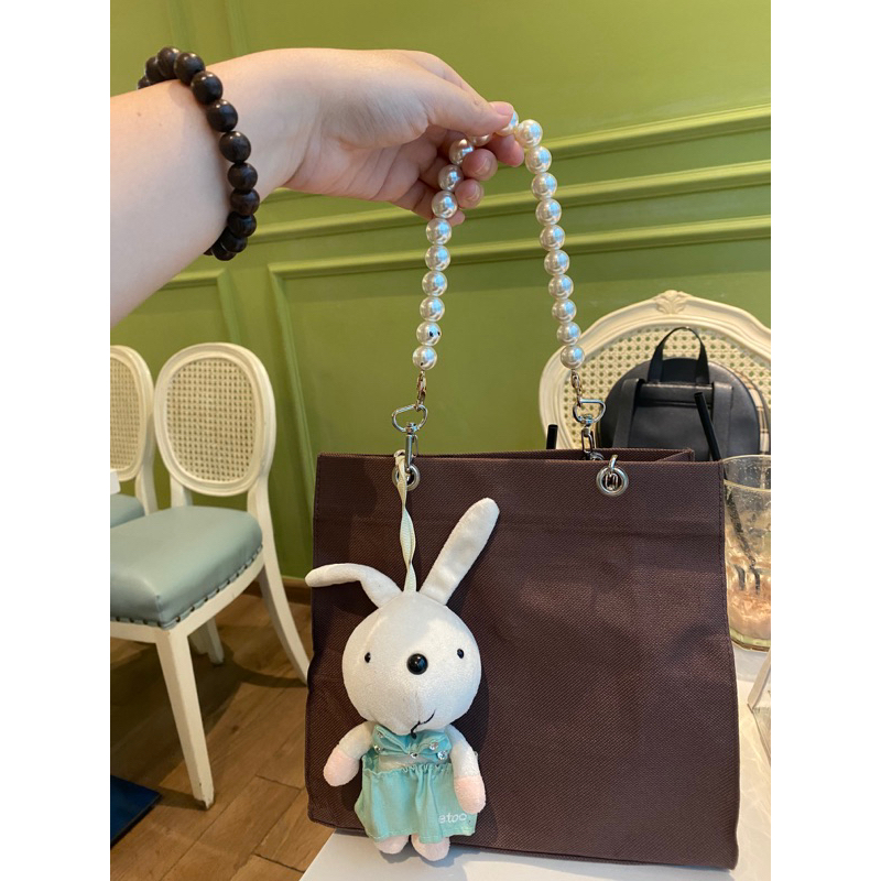 Túi vải dù nâu tây