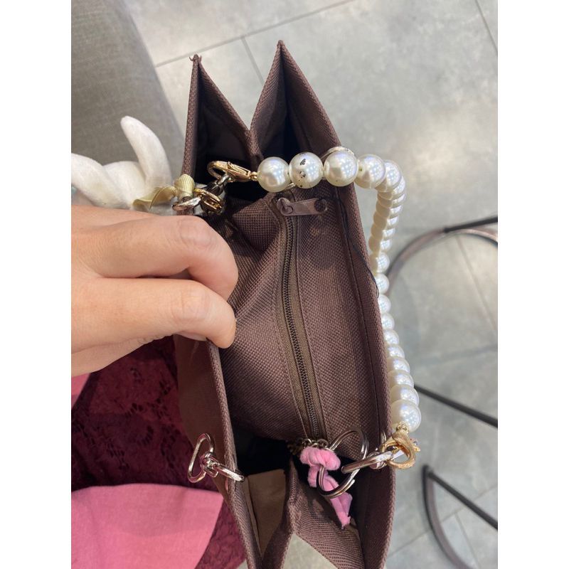 Túi vải dù nâu tây