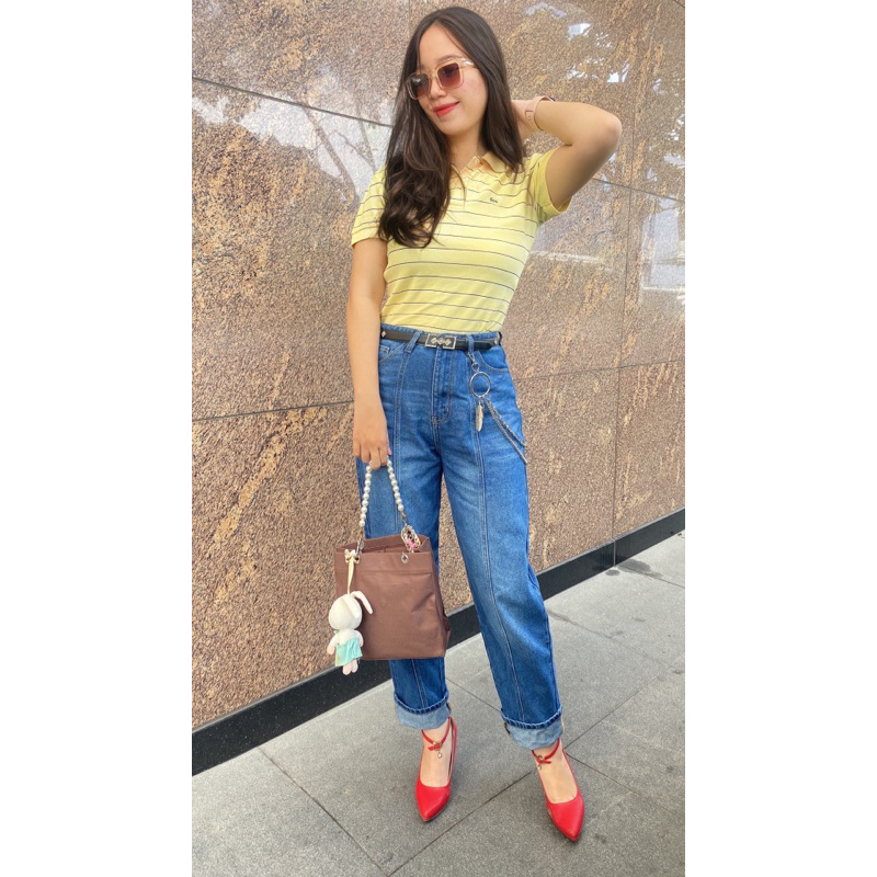 Túi vải dù nâu tây