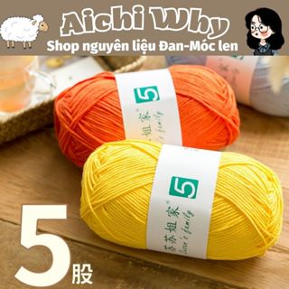Len Susan Family 5 -100g (81 màu) Len đan/móc đa dụng