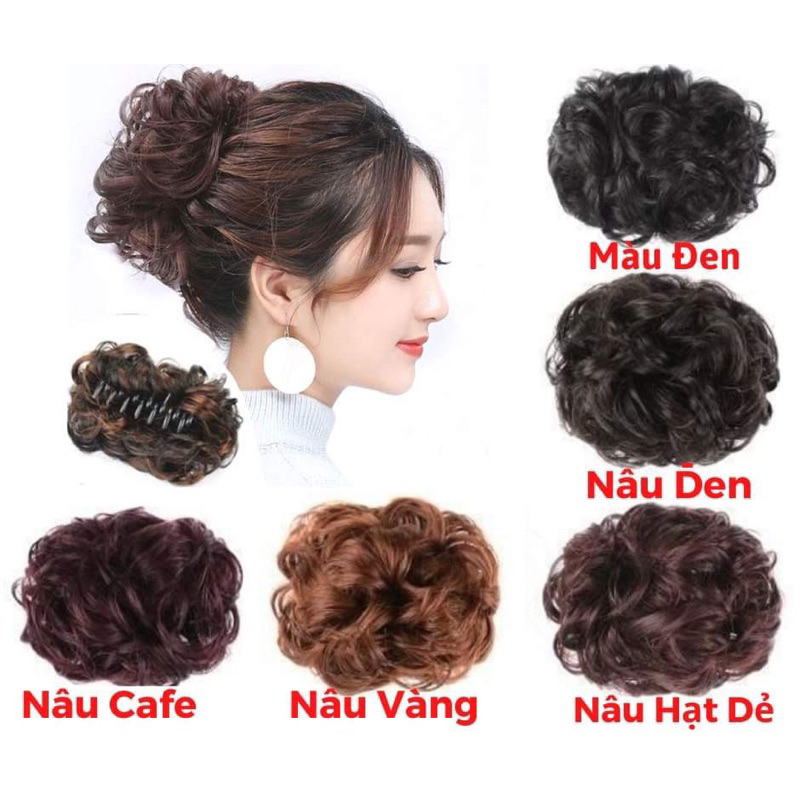 Kẹp búi tóc giả
