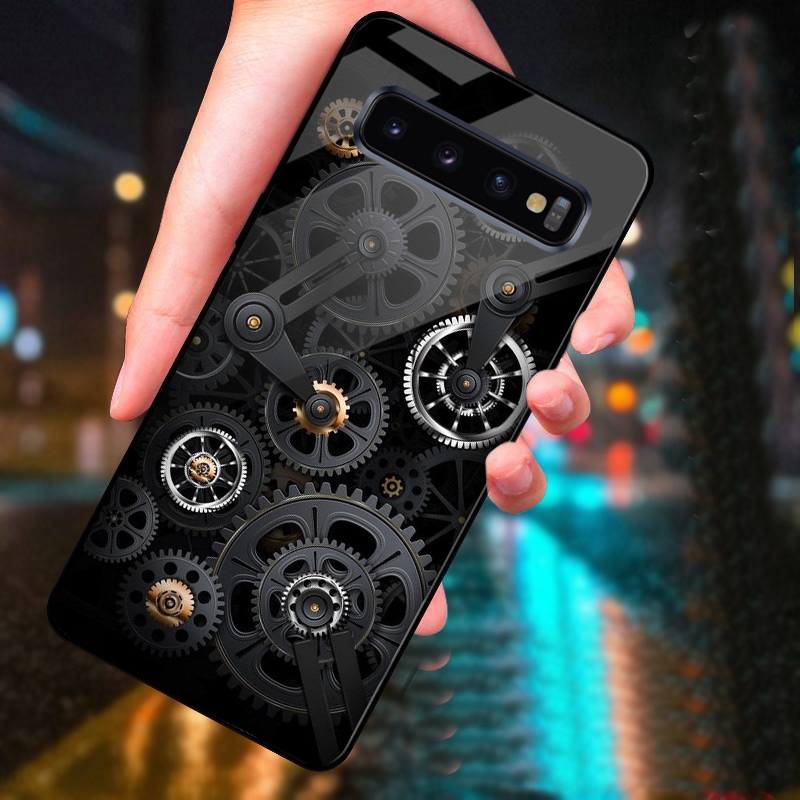 Ốp Lưng SAMSUNG S10, S10 PLUS, S10 E ,S10 5G mặt kính cường lực cao cấp thiết kế riêng