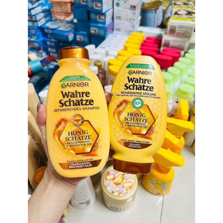 Cặp gội xả Garnier Wahre Schatze Honig Schatze