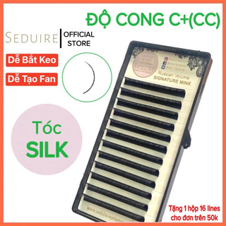 Mi khay SEDUIRE độ cong C+(CC) (12 hàng), tóc SILK