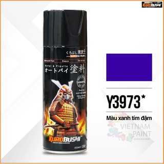 Combo sơn samurai màu xanh gp y3973 gồm 4 chai đủ quy trình độ bền cao