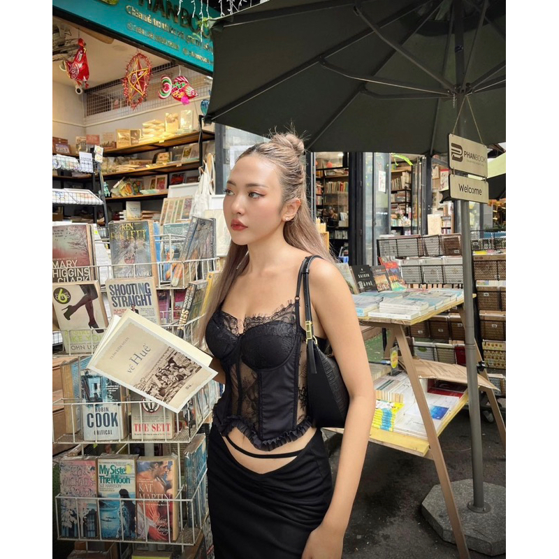 Áo Corset MIDNIGHT DATE TOP