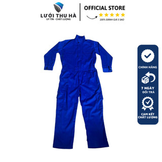 Quần áo bảo hộ liền quần màu xanh, màu cam, màu tím than, màu ghi