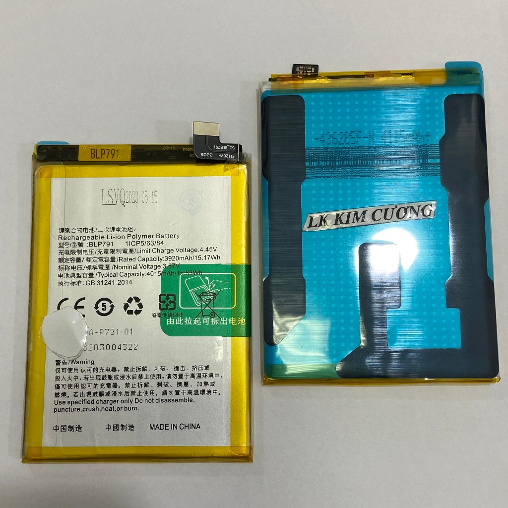 Pin blp791 dành cho oppo reno 4