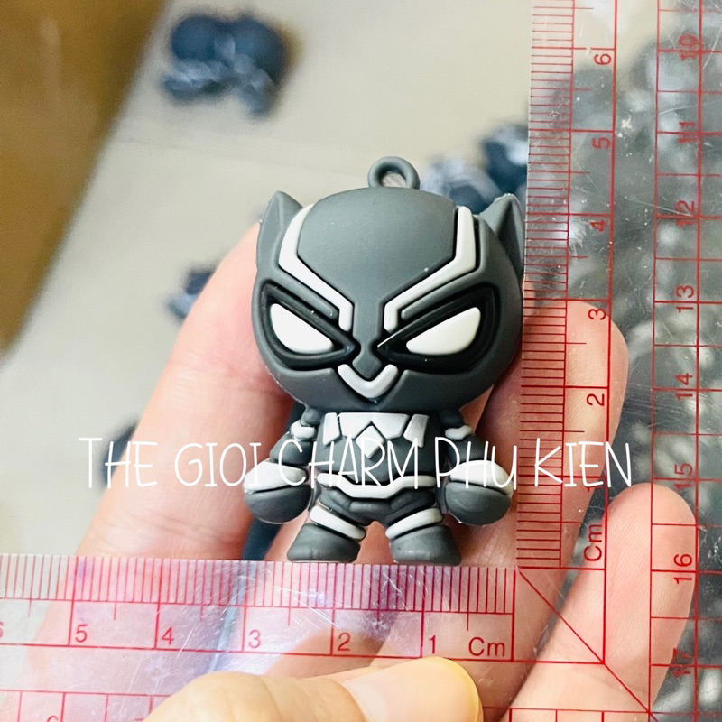 Jitbitz Siêu nhân 4D gắn dép sục dép crocs Bé Trai siêu ngầu, siêu đẹp kem nút gắn