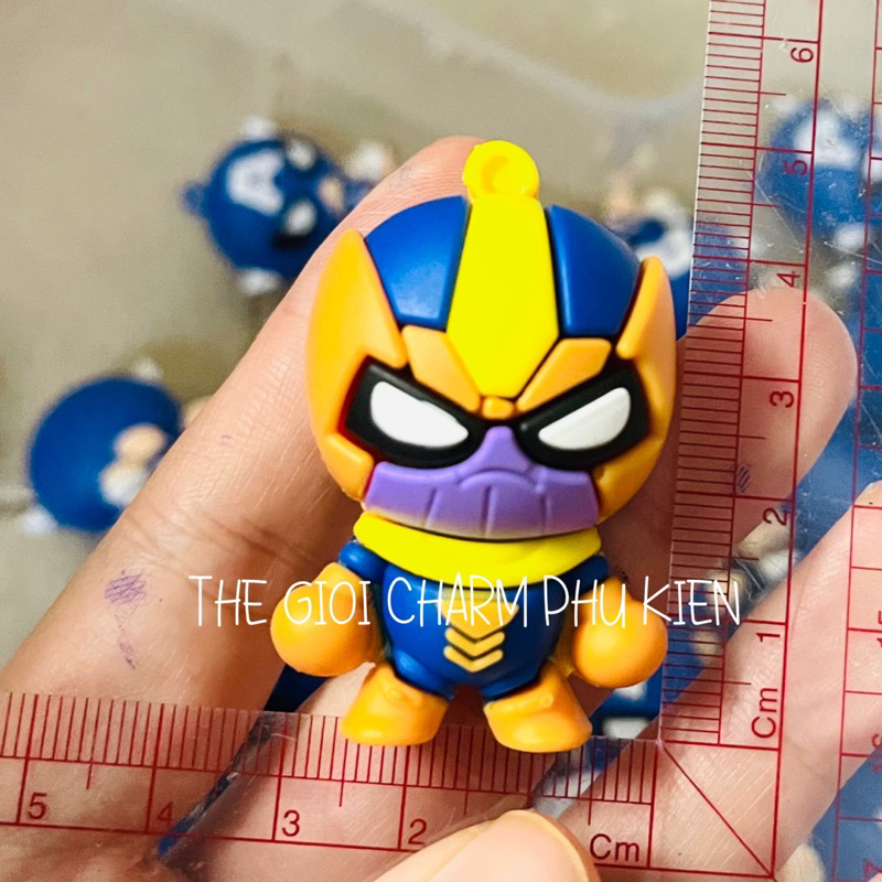 Jitbitz Siêu nhân 4D gắn dép sục dép crocs Bé Trai siêu ngầu, siêu đẹp kem nút gắn