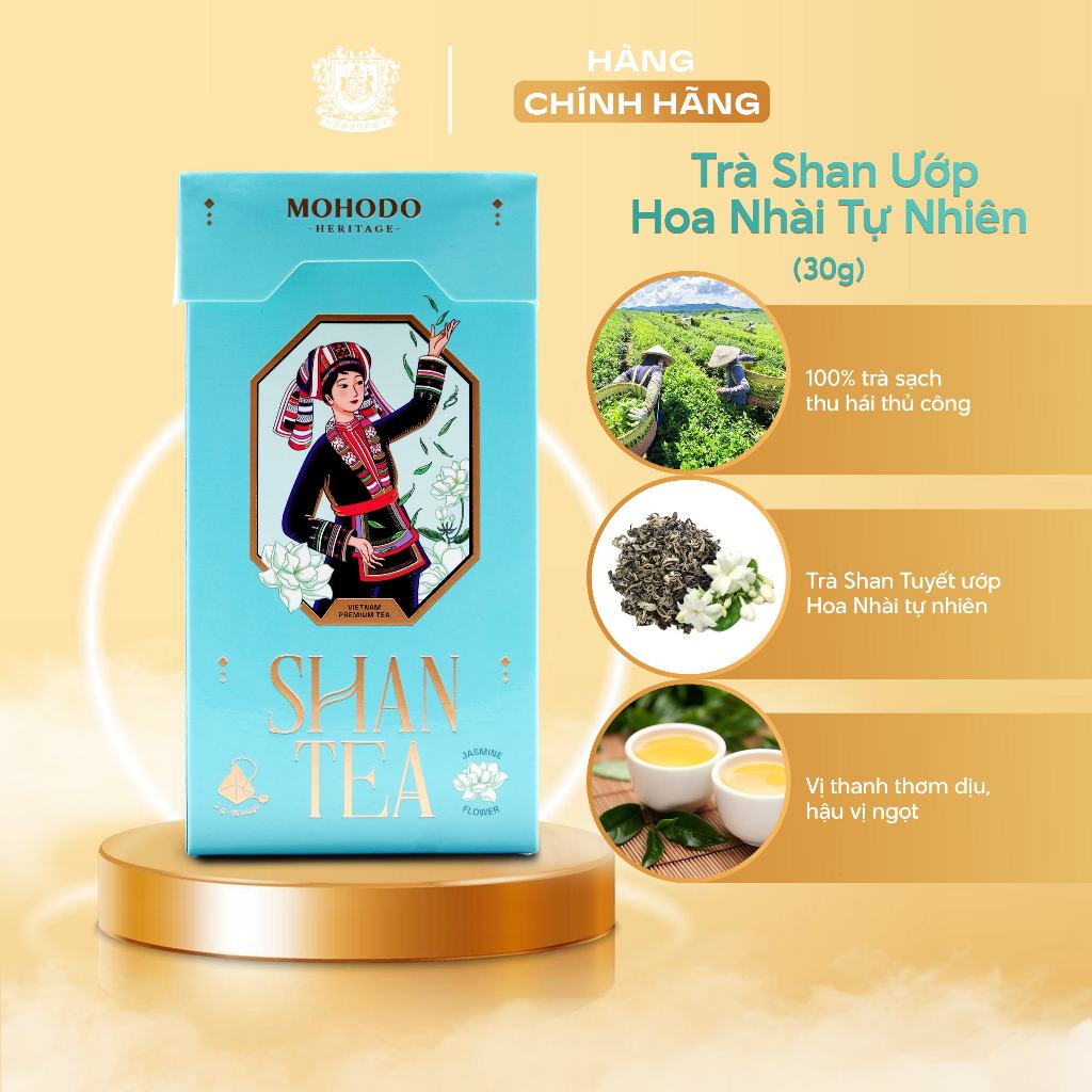 Trà túi lọc Shan Tea ướp Nhài 30g