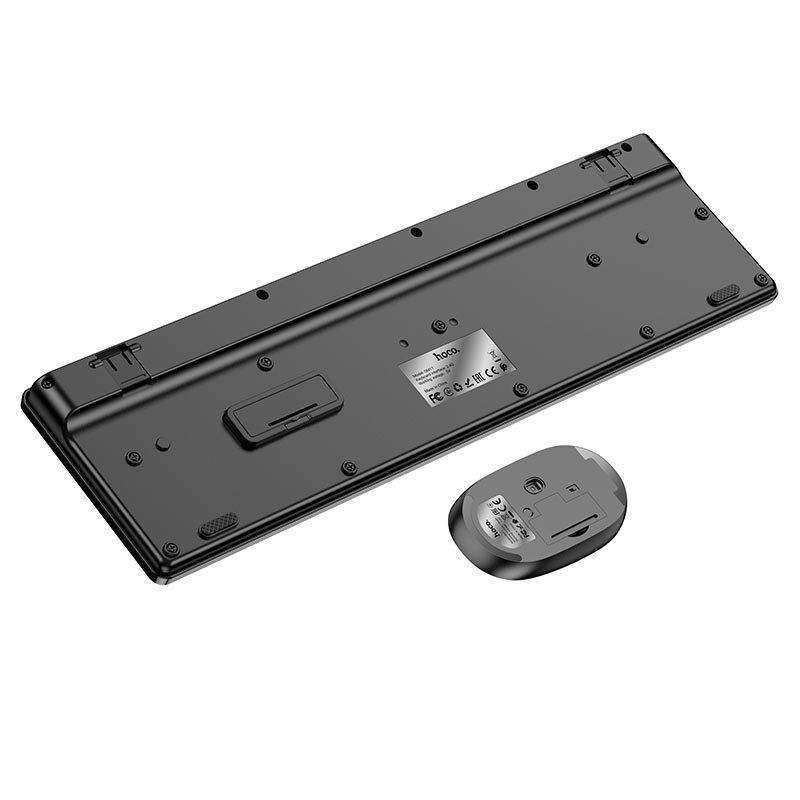 Bàn phím  + Chuột không dây Hoco GM17 wireless business membrane keyboard and mouse set - Hàng Chính Hãng