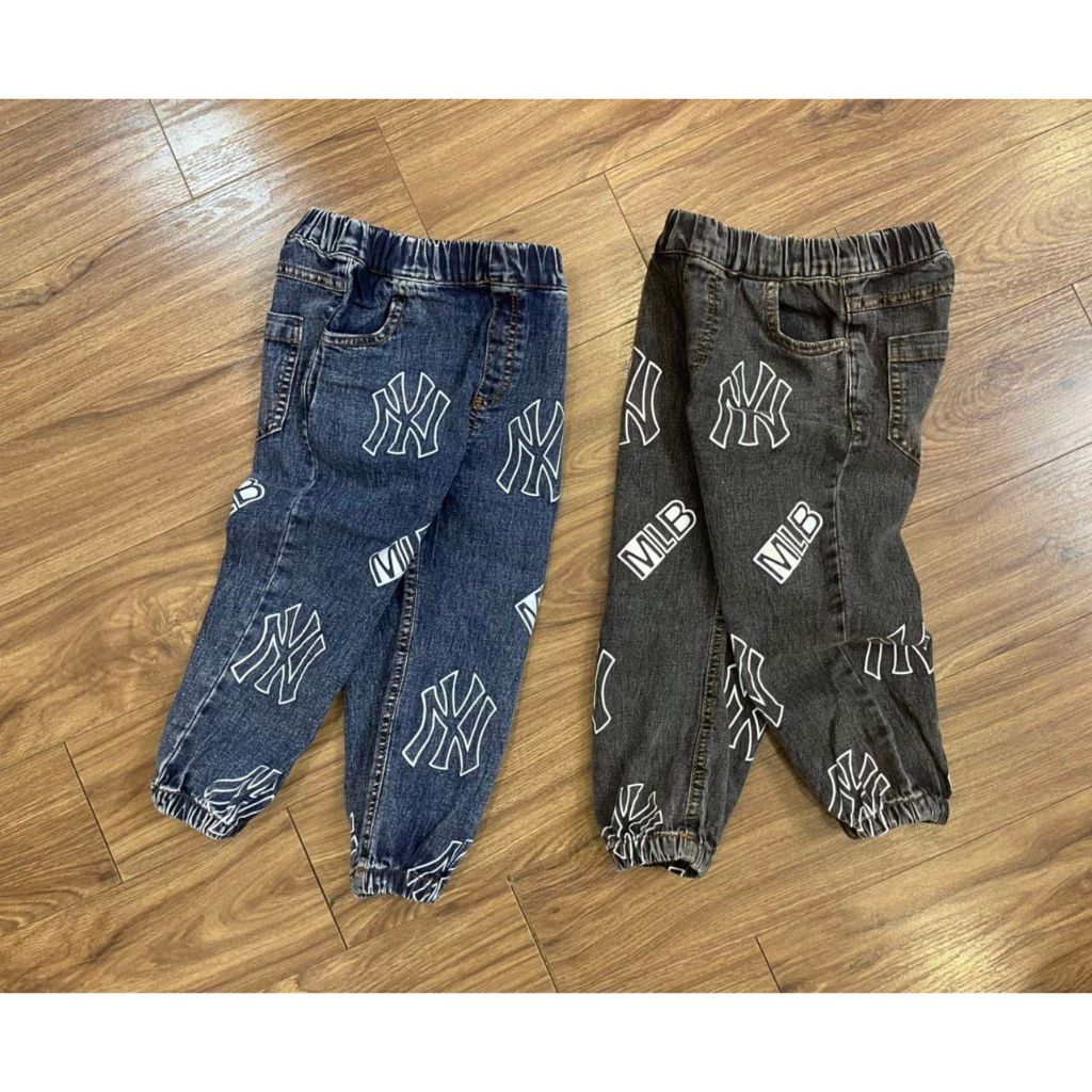 Quần jean thu đông bé trai, quần jean dài đi học cho bé trai size 11kg đến 20kg