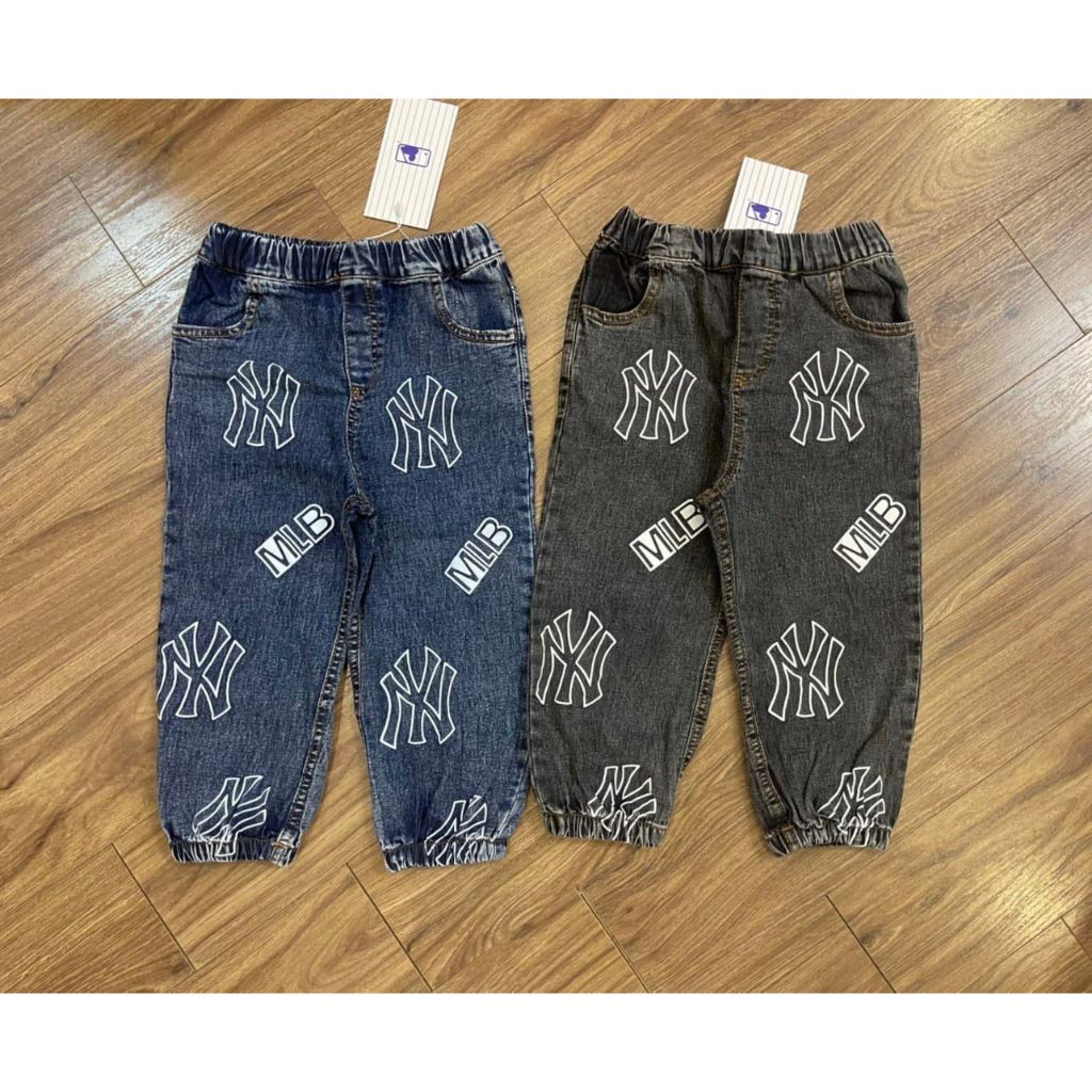 Quần jean thu đông bé trai, quần jean dài đi học cho bé trai size 11kg đến 20kg